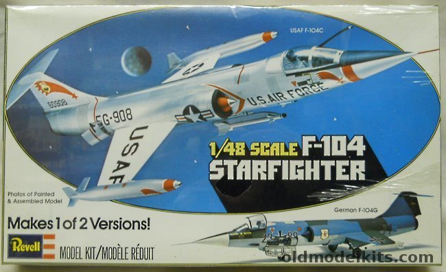 Revell 1/48 Lockheed F-104C and F-104G Starfighter - USAF or Luftwaffe, H236 plastic model kit